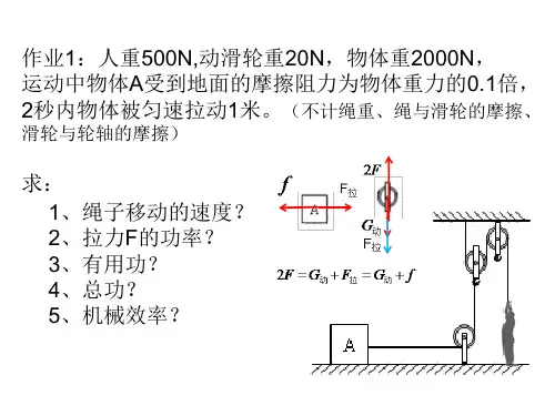 机械效率经典题型