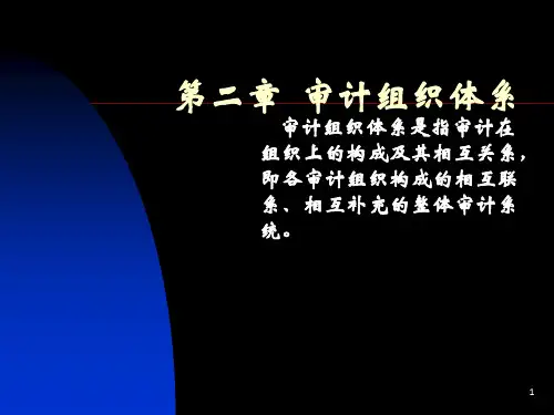《审计组织体系》PPT课件