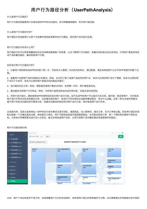 用户行为路径分析（UserPathAnalysis）