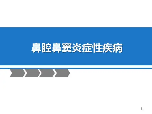 鼻腔鼻窦炎症性疾病PPT课件