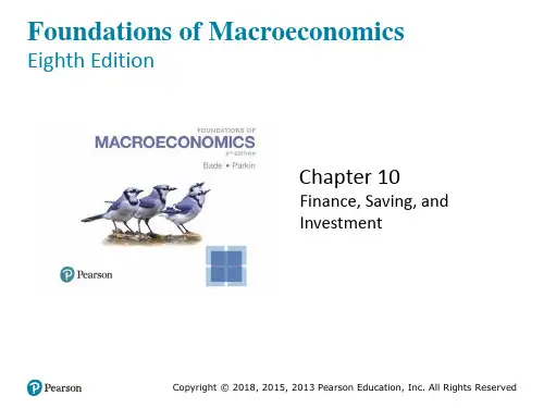 巴德 宏观经济学原理(英文版第8版)学生课件Econ_Ch10