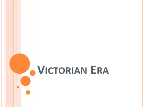 Victorian Era 维多利亚时代