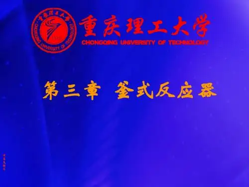 分离工程第三章  釜式反应器-10