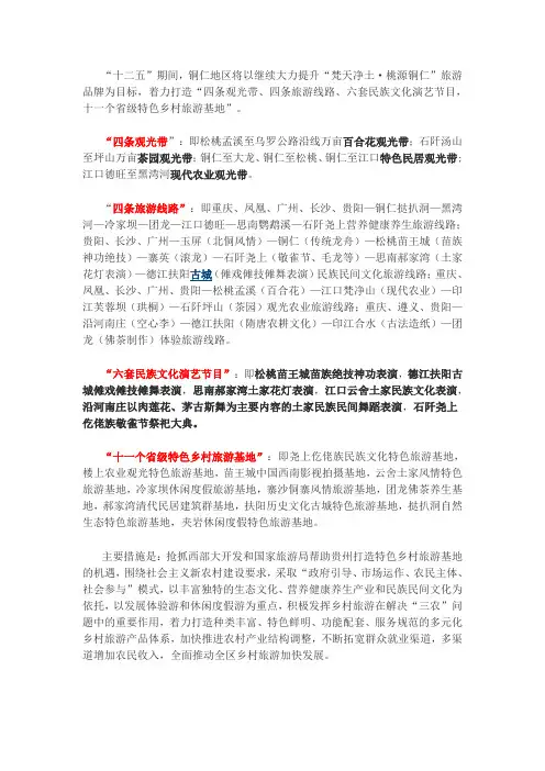 铜仁旅游