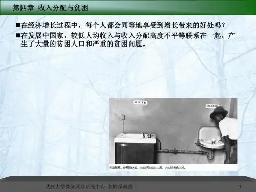 发展经济学 高教版 武汉大学郭熙保ch04