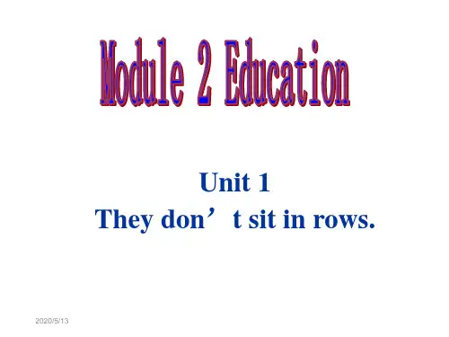 外研版九年级英语全册Module 2 Education unit1课件(共55张PPT)