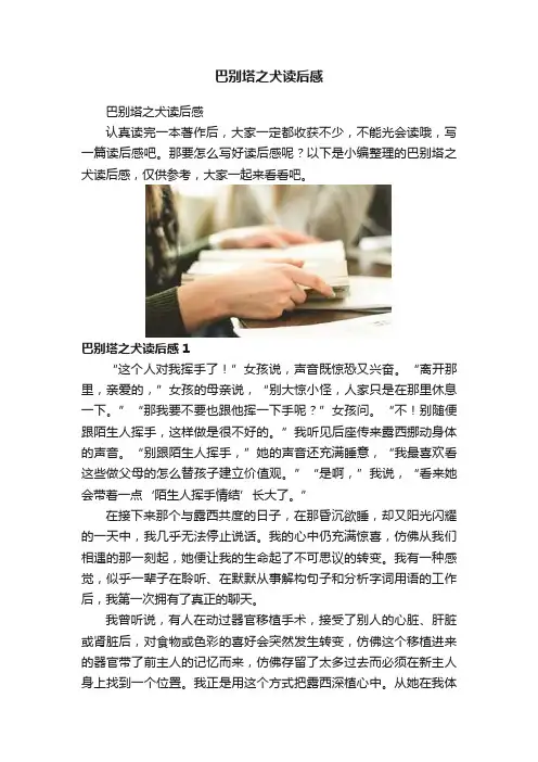 巴别塔之犬读后感