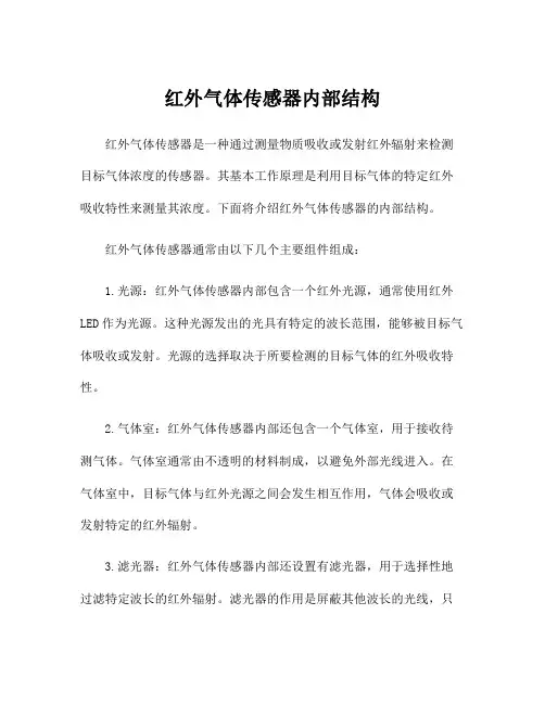 红外气体传感器内部结构