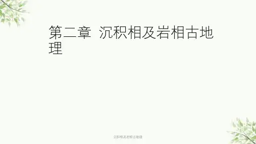 沉积相及岩相古地理课件