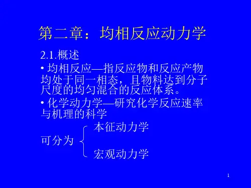 第二章 均相反应动力学(1)