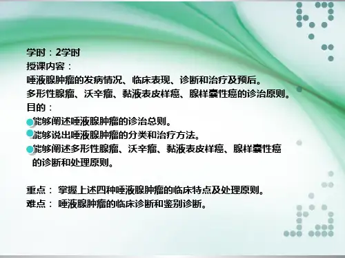涎腺肿瘤(1)