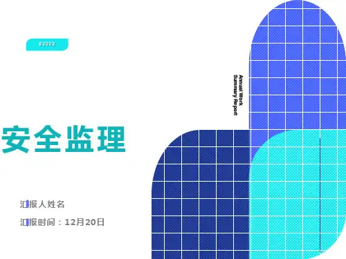 总监理工程师安全监理培训学习PPT课件