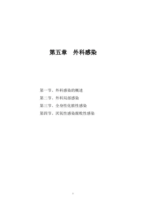 第五章  外科感染