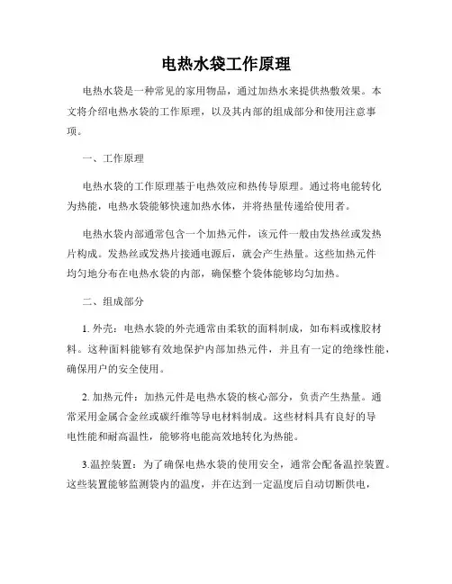 电热水袋工作原理