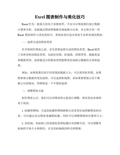 Excel图表制作与美化技巧