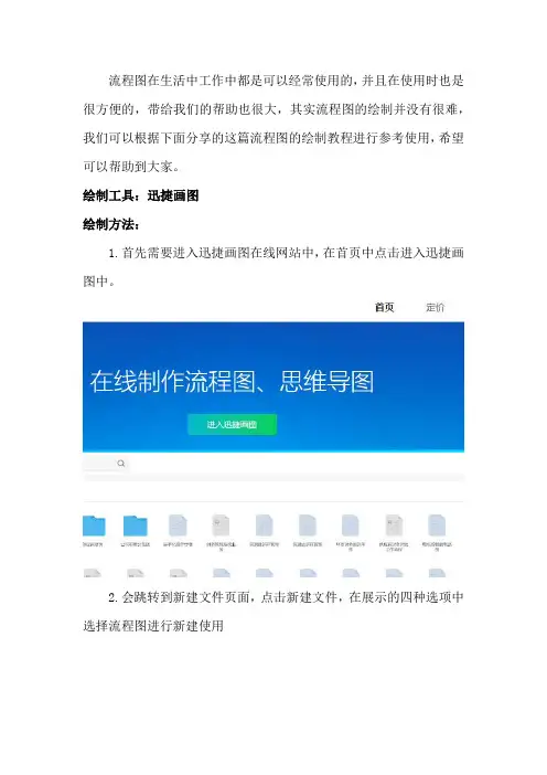 分享流程图的绘制教程