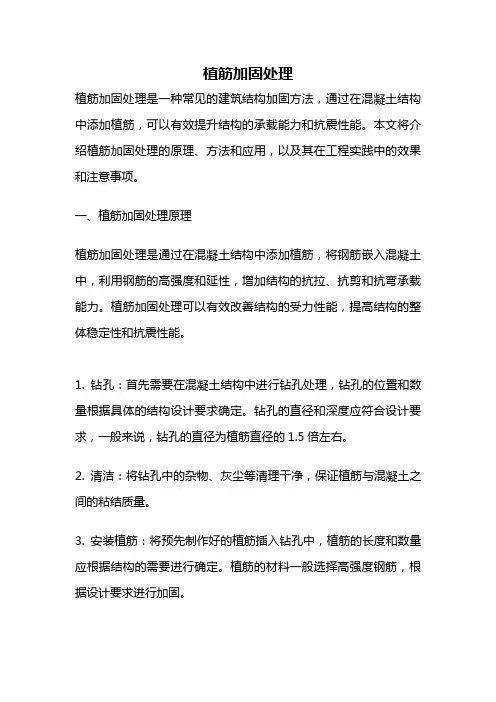 植筋加固处理