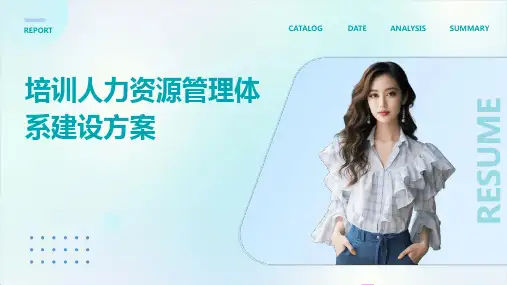 培训人力资源管理体系建设方案