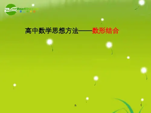 高三数学 数形结合思想教学课件