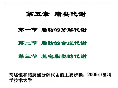 生物化学复习