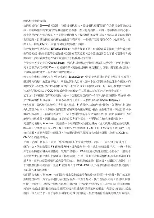 相机参数