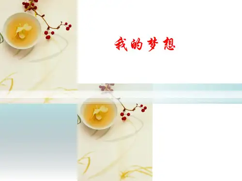 我的梦想PPT课件