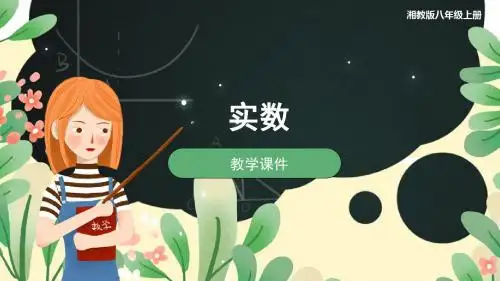 湘教版八年级数学上册 第3章 实数3.3 实数教学课件(共31张PPT)