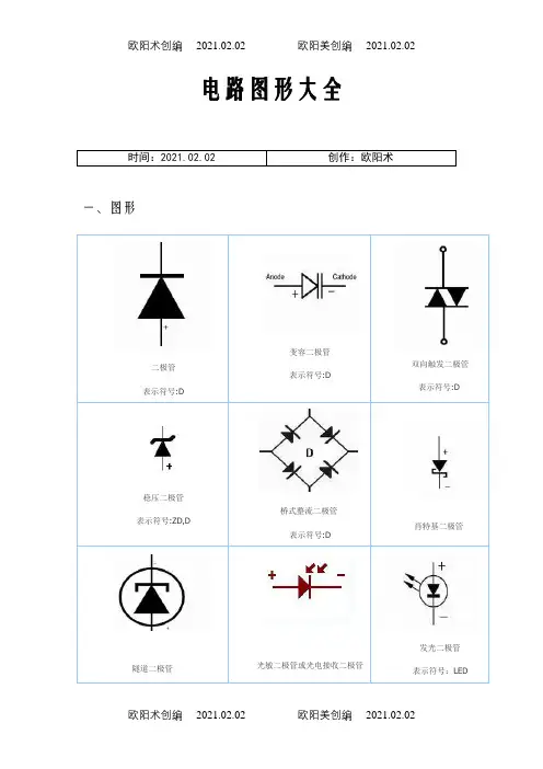 电路图符号大全之欧阳术创编