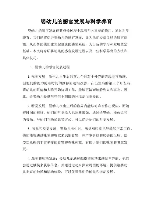 婴幼儿的感官发展与科学养育