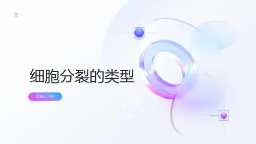 什么是细胞分裂？有哪些不同的类型？