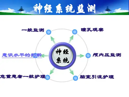 icu带教内容7icu神经系统监护课件