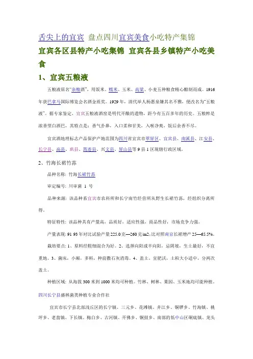 舌尖上的宜宾 盘点四川宜宾美食小吃集锦