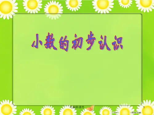 小数的初步认识完整ppt课件