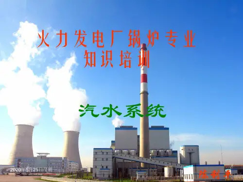 火力发电厂锅炉专业知识培训(汽水系统)资料