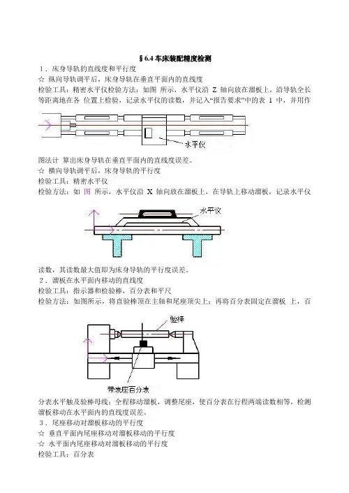 机床精度检测
