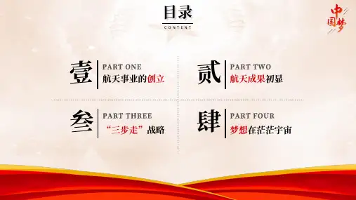 中国航天简史学习PPT课件带内容
