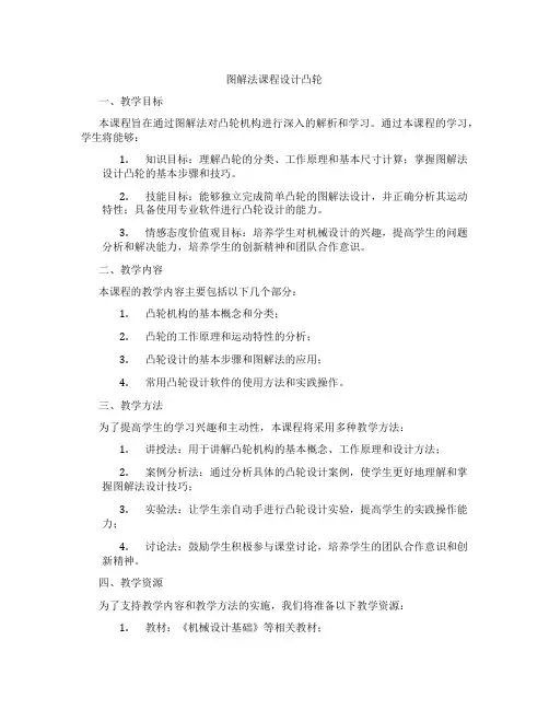 图解法课程设计凸轮
