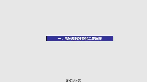 电冰箱制冷系统结构与工作原理分析PPT课件