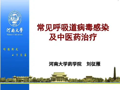 常见呼吸道病毒感染及中医药治疗(154705)分析