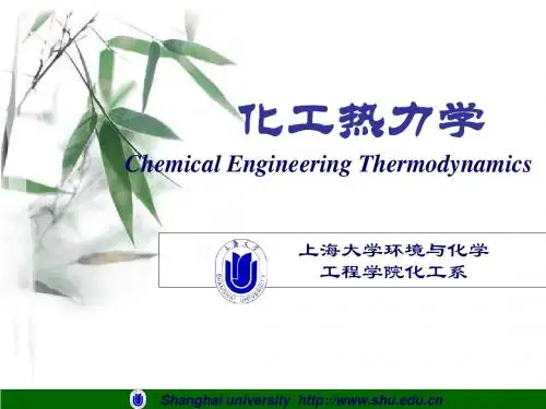 化工热力学第6章 相平衡