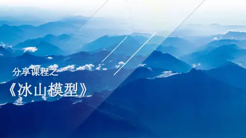 冰山模型的应用