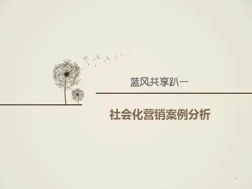社会化事件营销案例分析PPT课件
