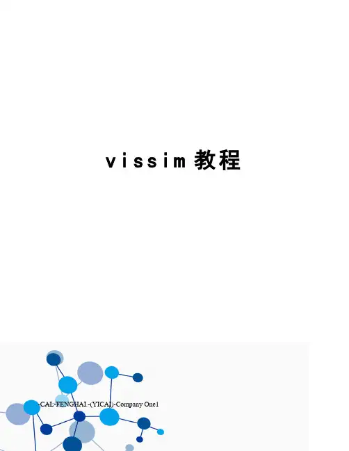 vissim教程