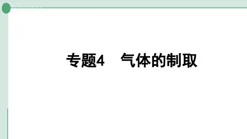 中考化学系统复习专题4气体的制取