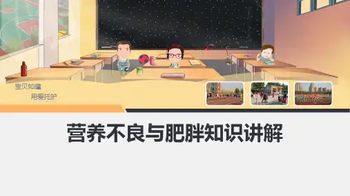 中小学班会课营养不良与肥胖课件