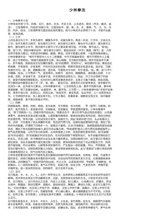 少林拳法——精选推荐
