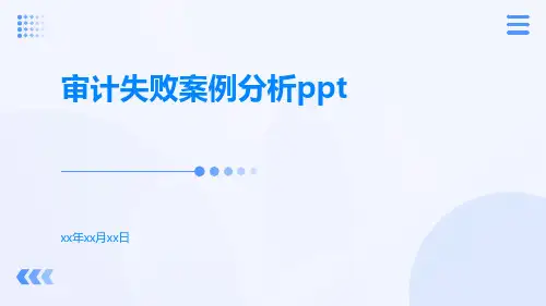 审计失败案例分析