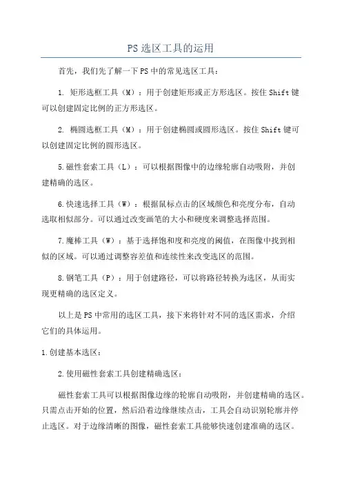 PS选区工具的运用