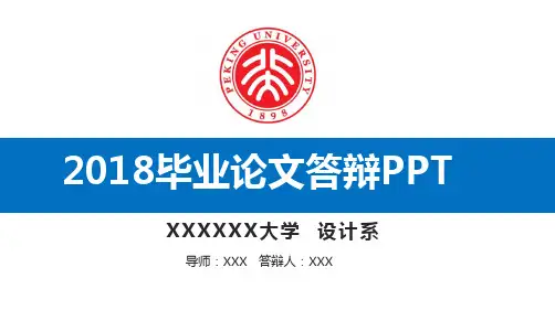 2018毕业论文答辩PPT模板(精品)