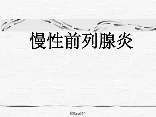 《慢性前列腺炎》PPT课件